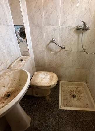 Bagno prima dei lavori