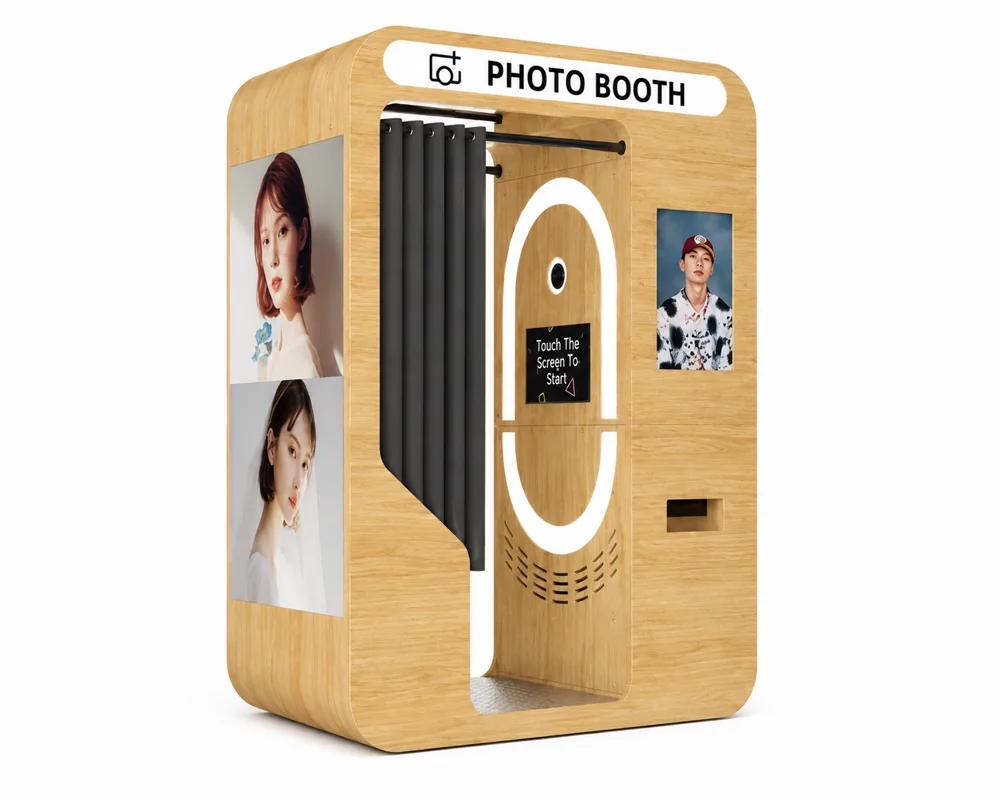 PB-05 — Quick-Assemble Wooden Photo Booth